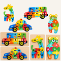 Montessori 3D Number Puzzle Boards – Wooden Learning Puzzles