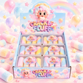 Crackle Fluff Rainbow Marshmallow Squishy – 4 Piece Set