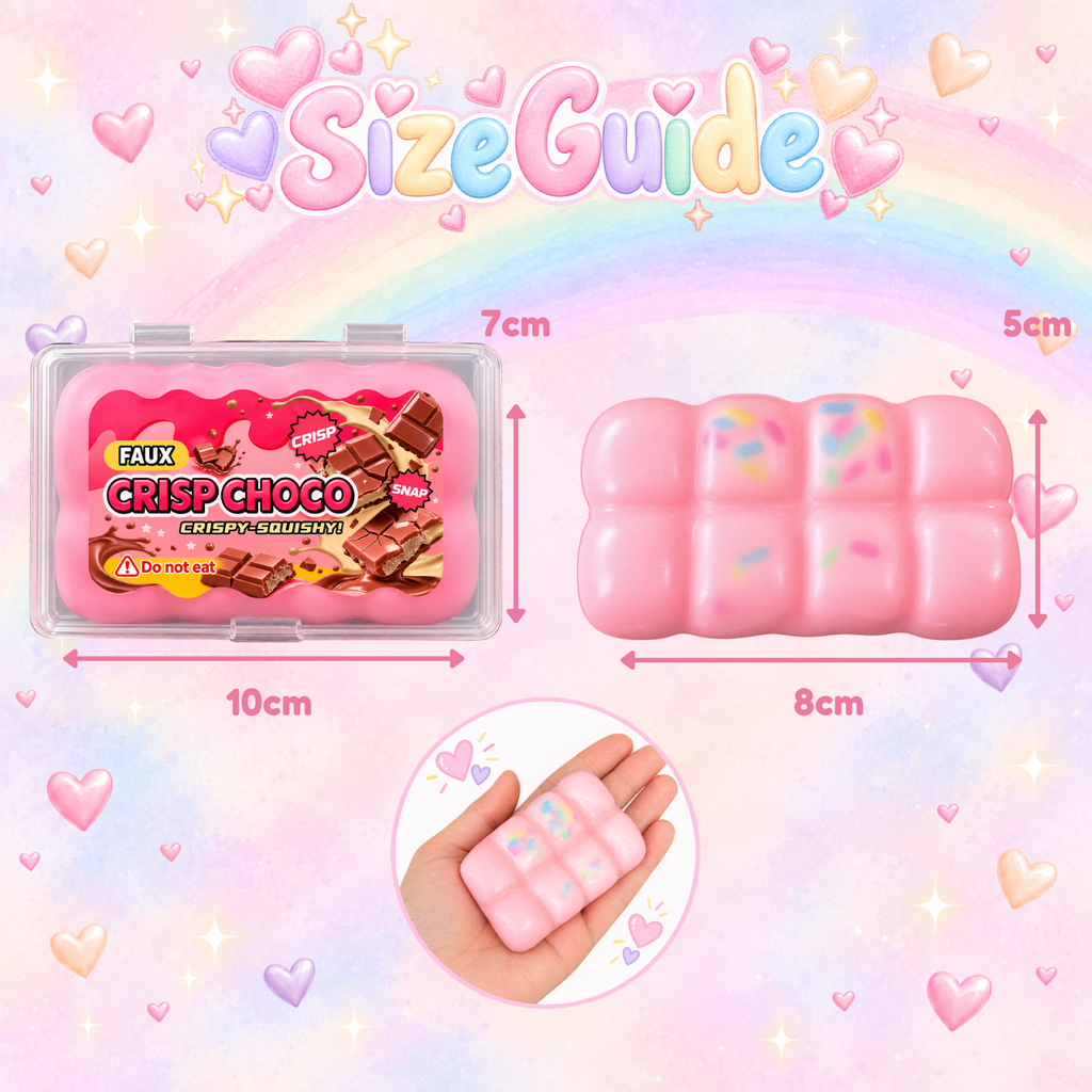 Faux Crisp Choco Pink Crunchy Squishy