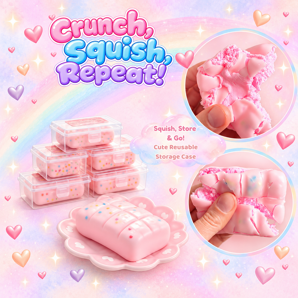 Faux Crisp Choco Pink Crunchy Squishy