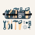 Wooden Repair Man Builder Role Play Kit